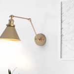 Stylish Modern Geometric Metal Wall Lamp for Apartment Corridor